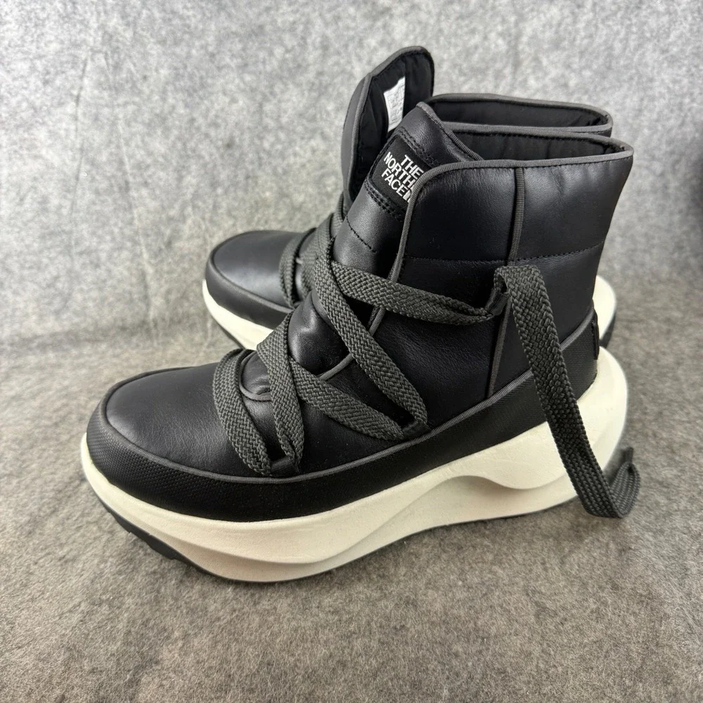 The North Face Halseigh ThermoBall Lace Waterproof Boots Black Size 9 NWT